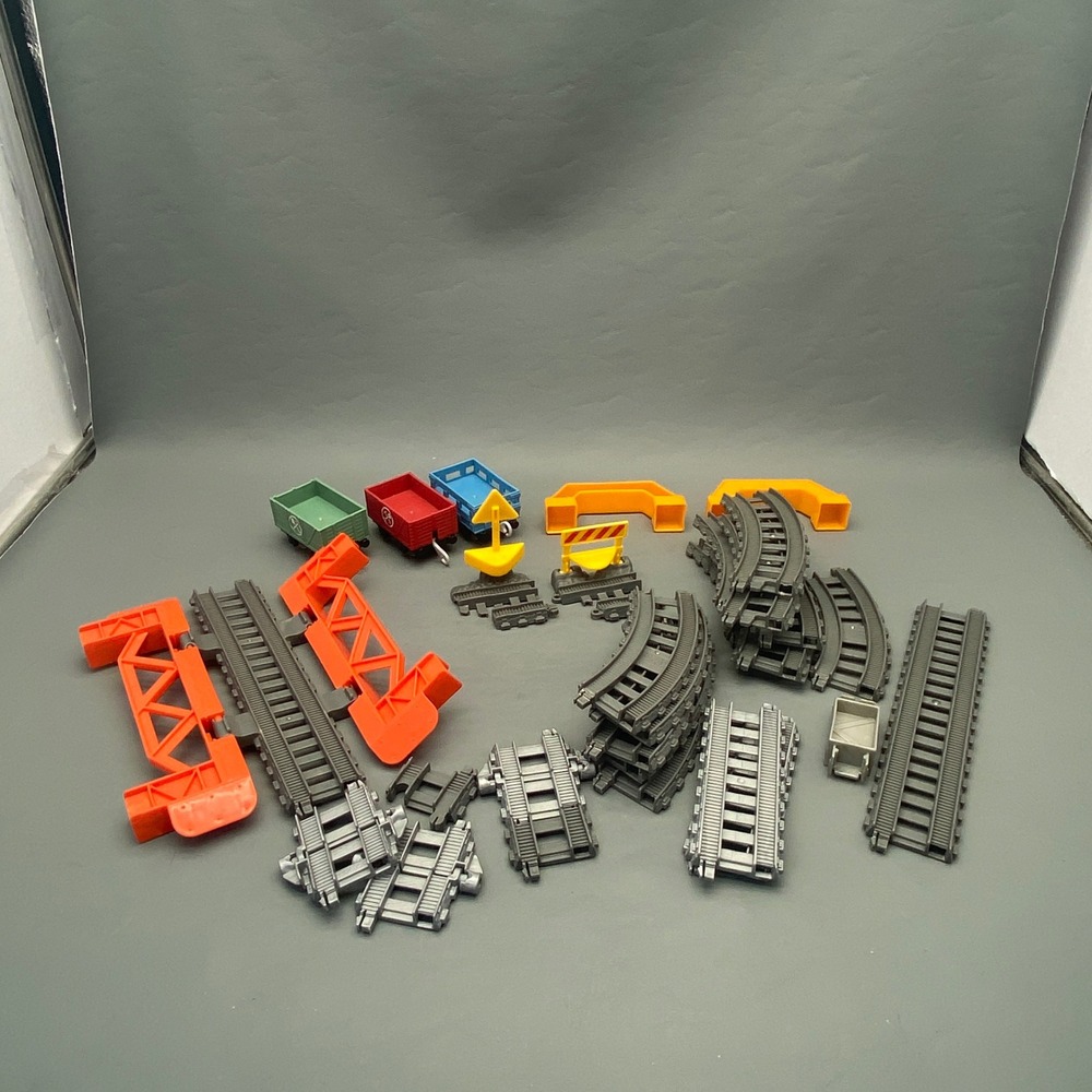 Lot of Thomas & Friends Train Tracks, Cars, & Accessories – Mixed Set